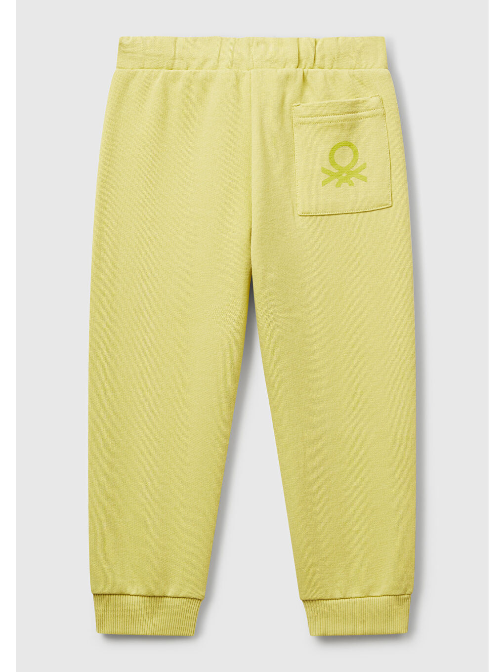 Sarı Erkek Çocuk Hardal Arka Cebi Logo Eşofman Altı-1