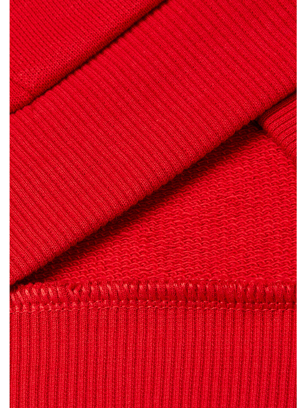 Erkek Çocuk Kırmızı Logo Detaylı Önü Fermuarlı Ribana Detaylı Sweatshirt-2