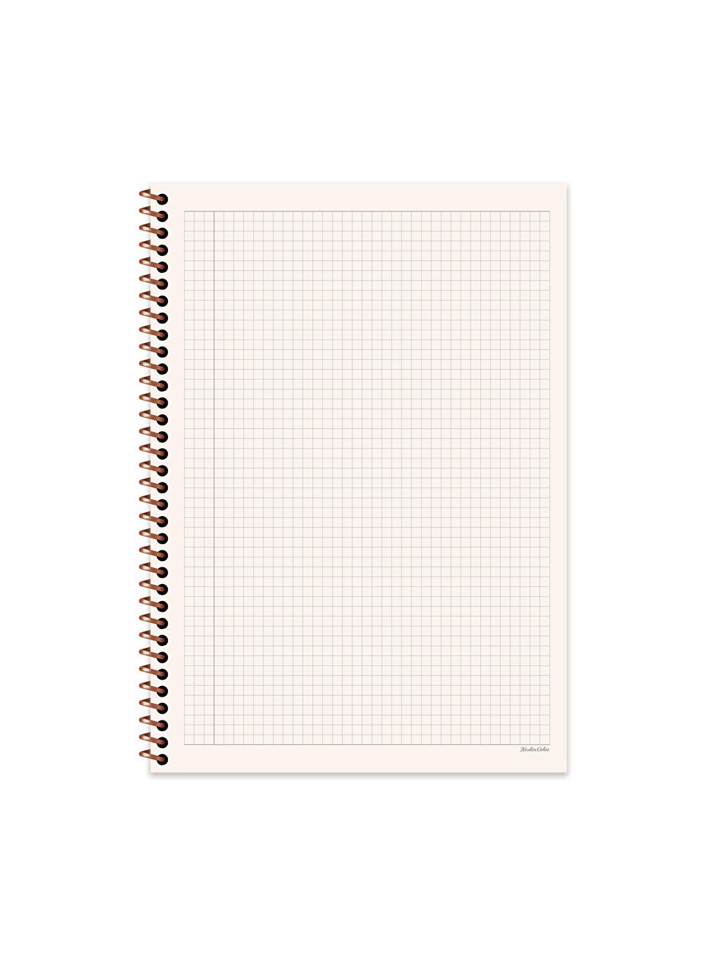 Keskin Color Turuncu A4 Kareli Defter La Plume Flowers - Rengarenk - 1