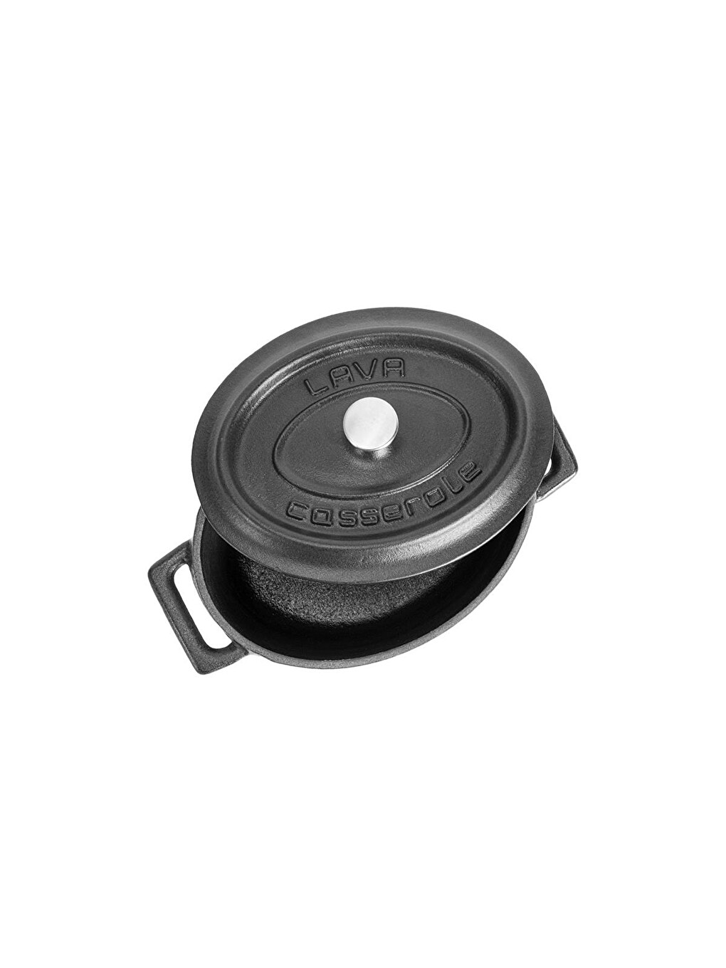 Siyah Mini Oval Tencere Trendy Serisi Ölçü 9x12cm.-2