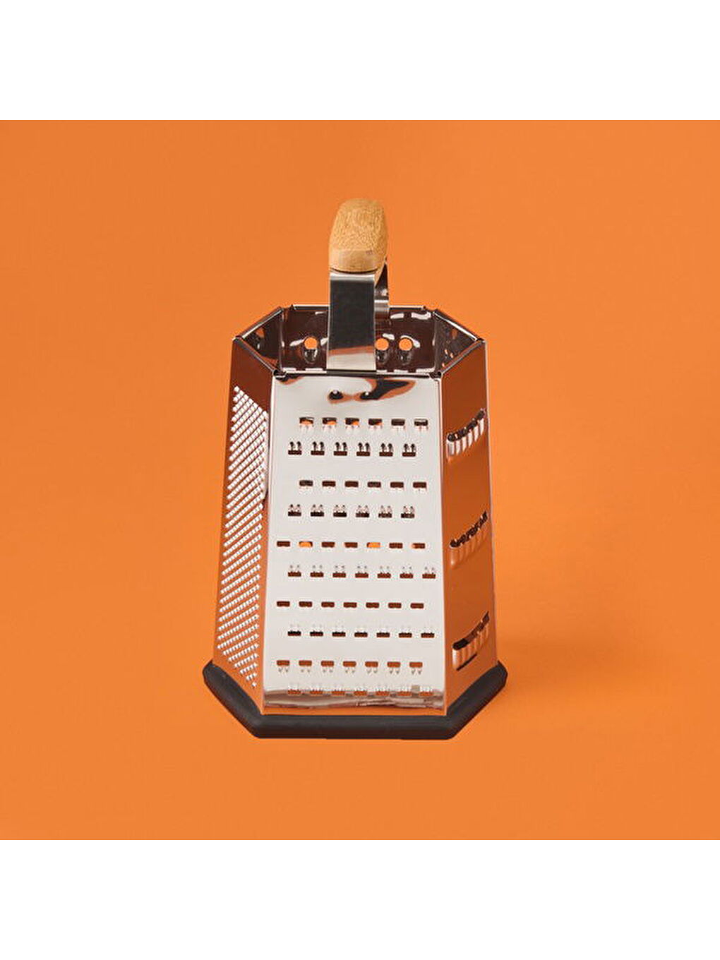 Aitutaki 6 Yönlü Çelik Rende - Gri / Siyah - 18 cm-3