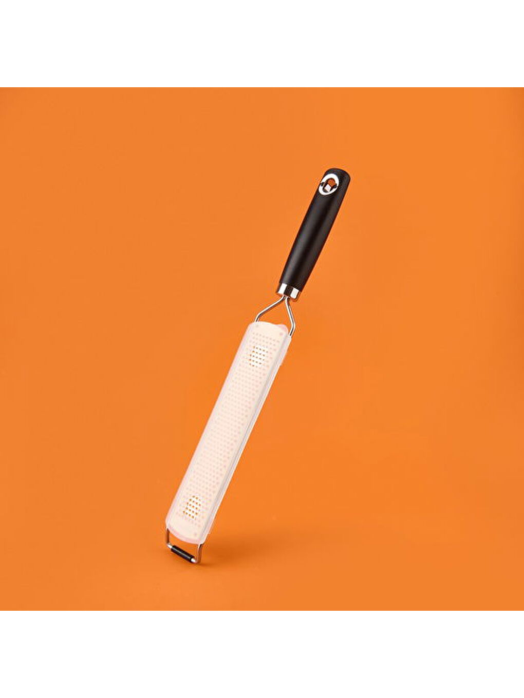 Çelik Peynir Rendesi - Gri / Siyah - 33 cm