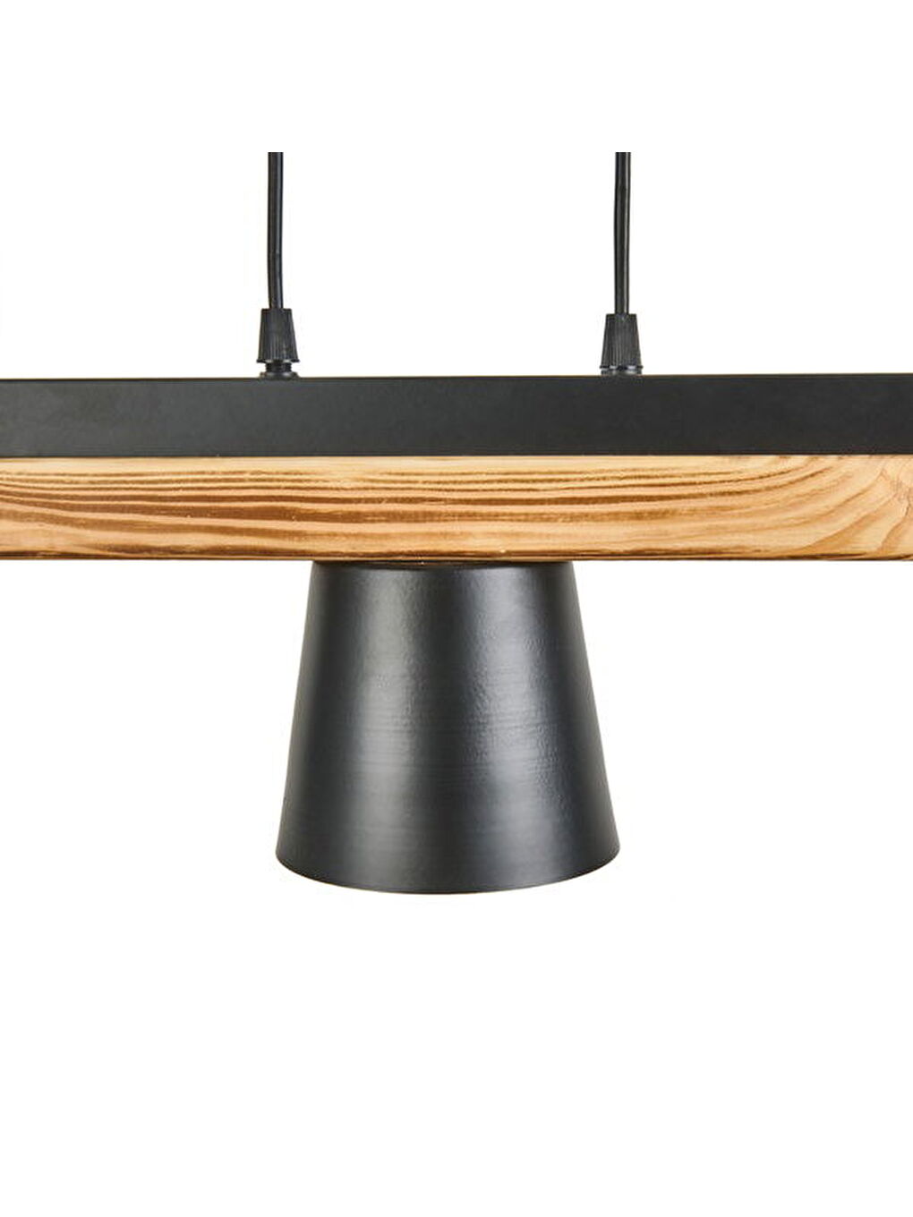 Venedik 3'lü Sıralı Sarkıt - Siyah / Kahverengi - 70x10x10 cm-3