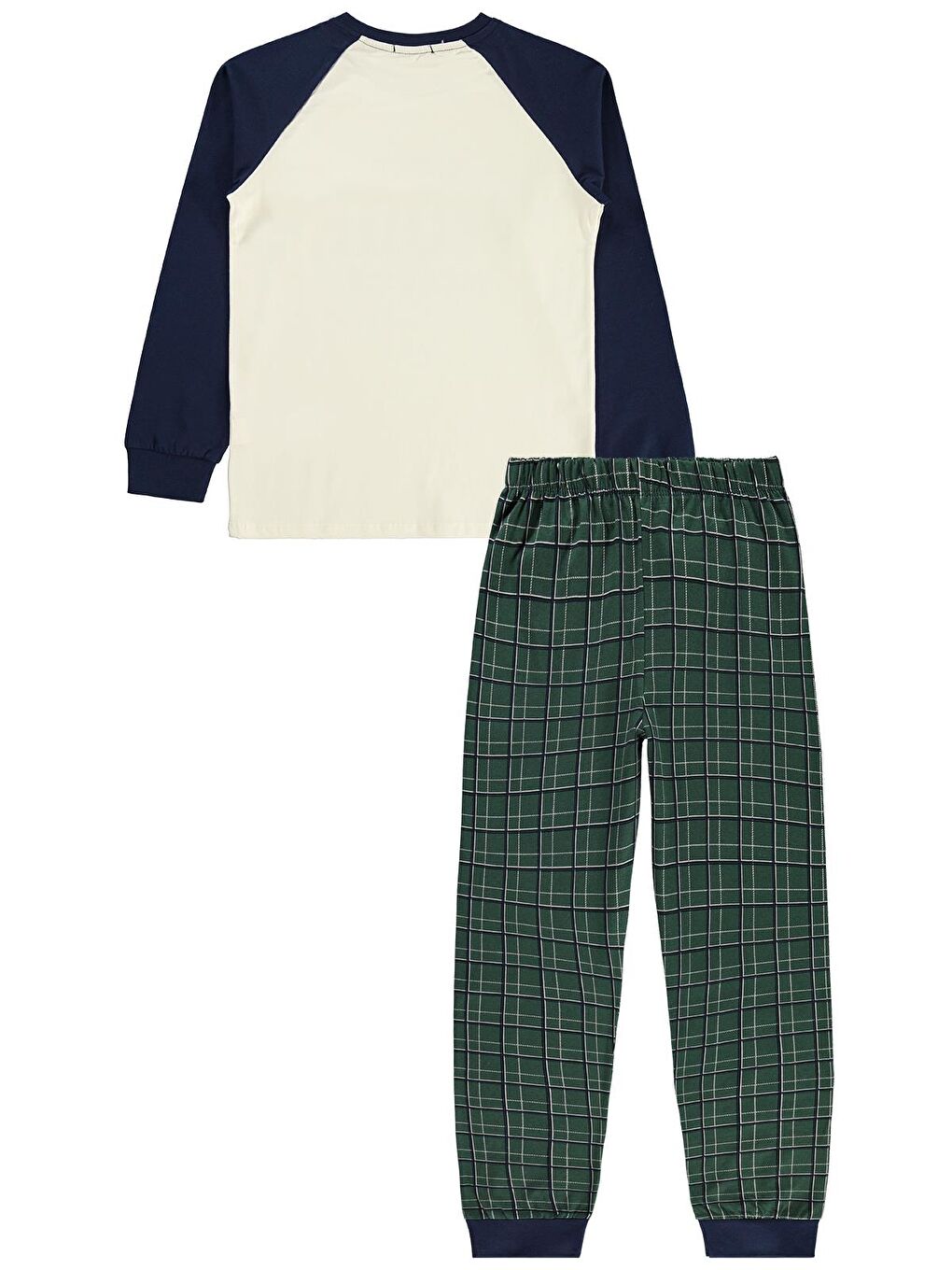 Boys Mode Baskılı 10-13 Yaş Pijama Takımı - Lacivert 12-13 Yaş-1