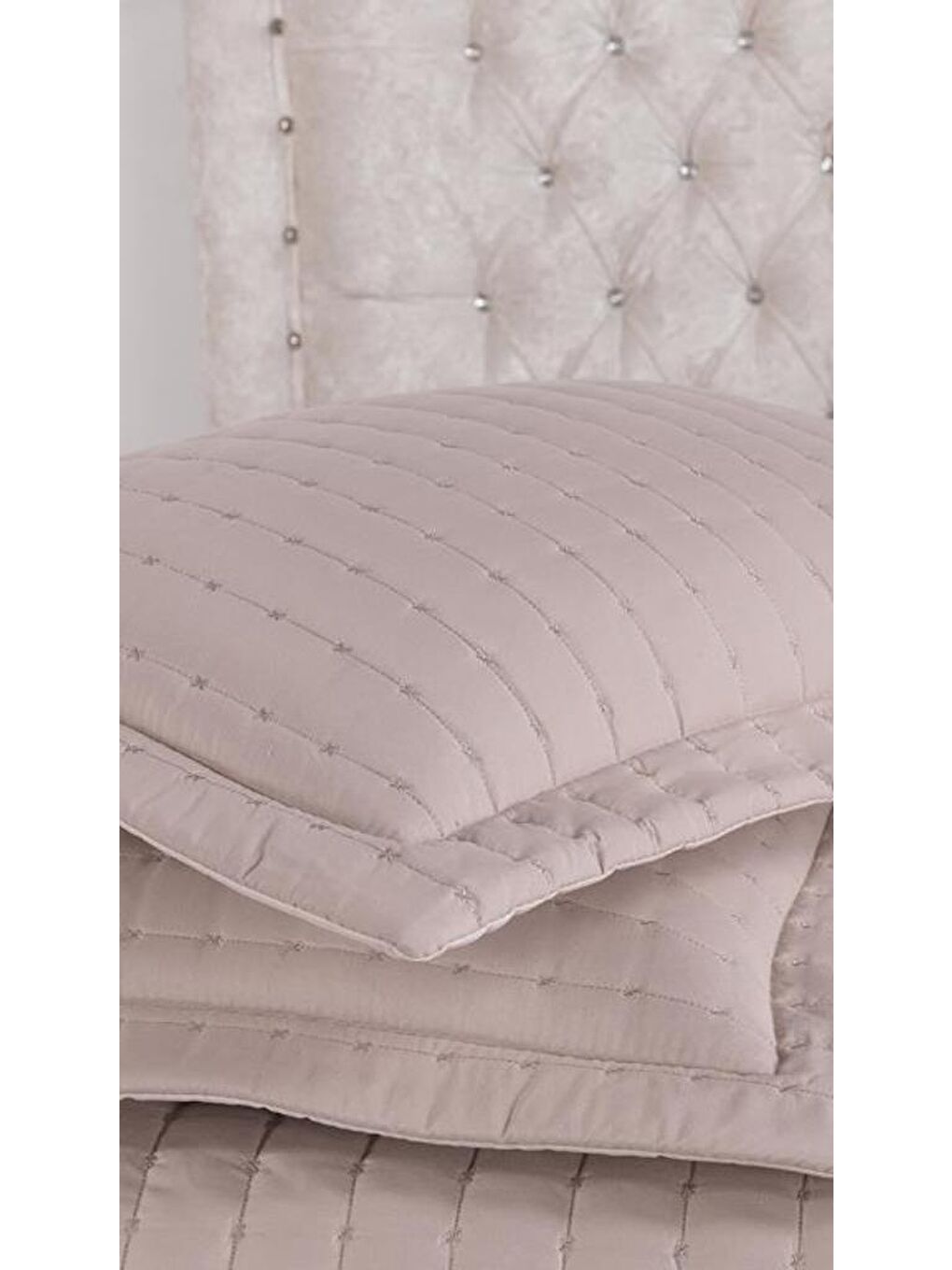 Kahverengi Dublin Çift Kişilik Kapitoneli Yatak Örtüsü Cappucino-7