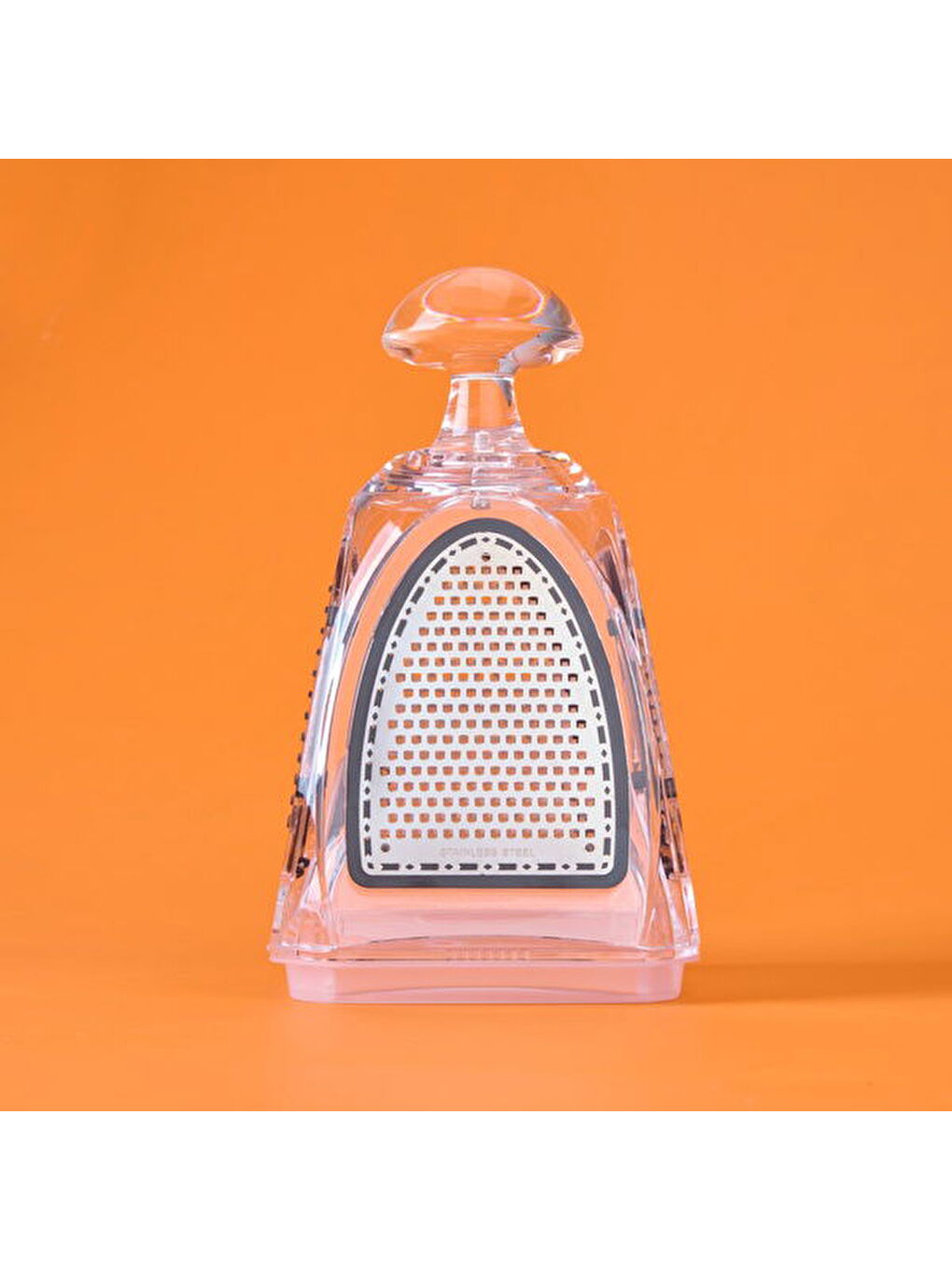 Akrilik Dikdörtgen Rende - Siyah / Gri