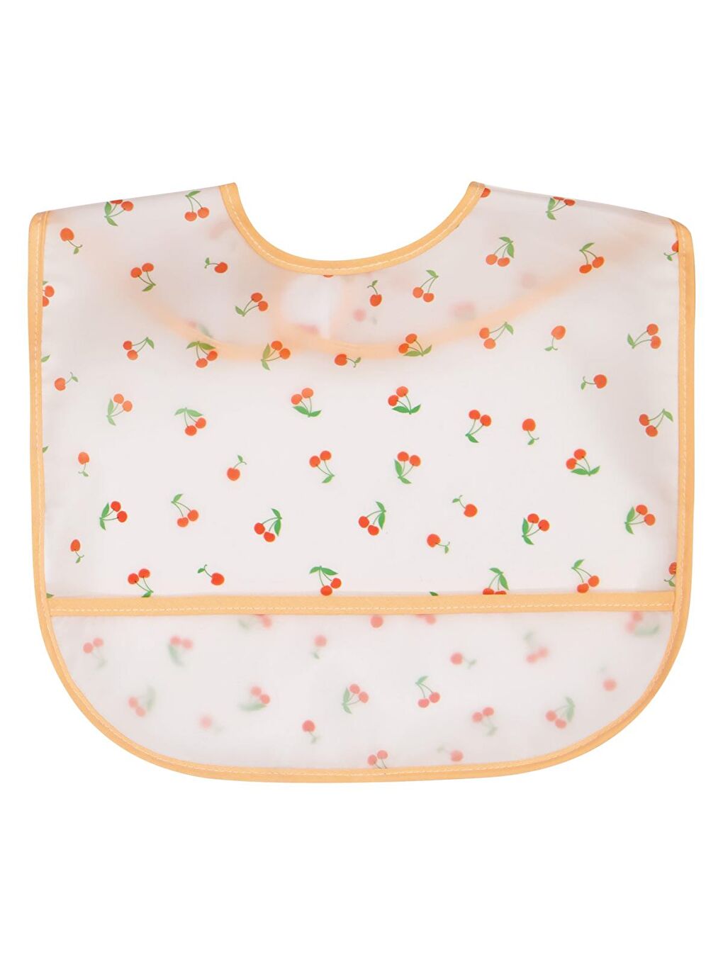 Baby Kiraz Baskılı 2 Li Mama Önlüğü - Ekru Standart-1