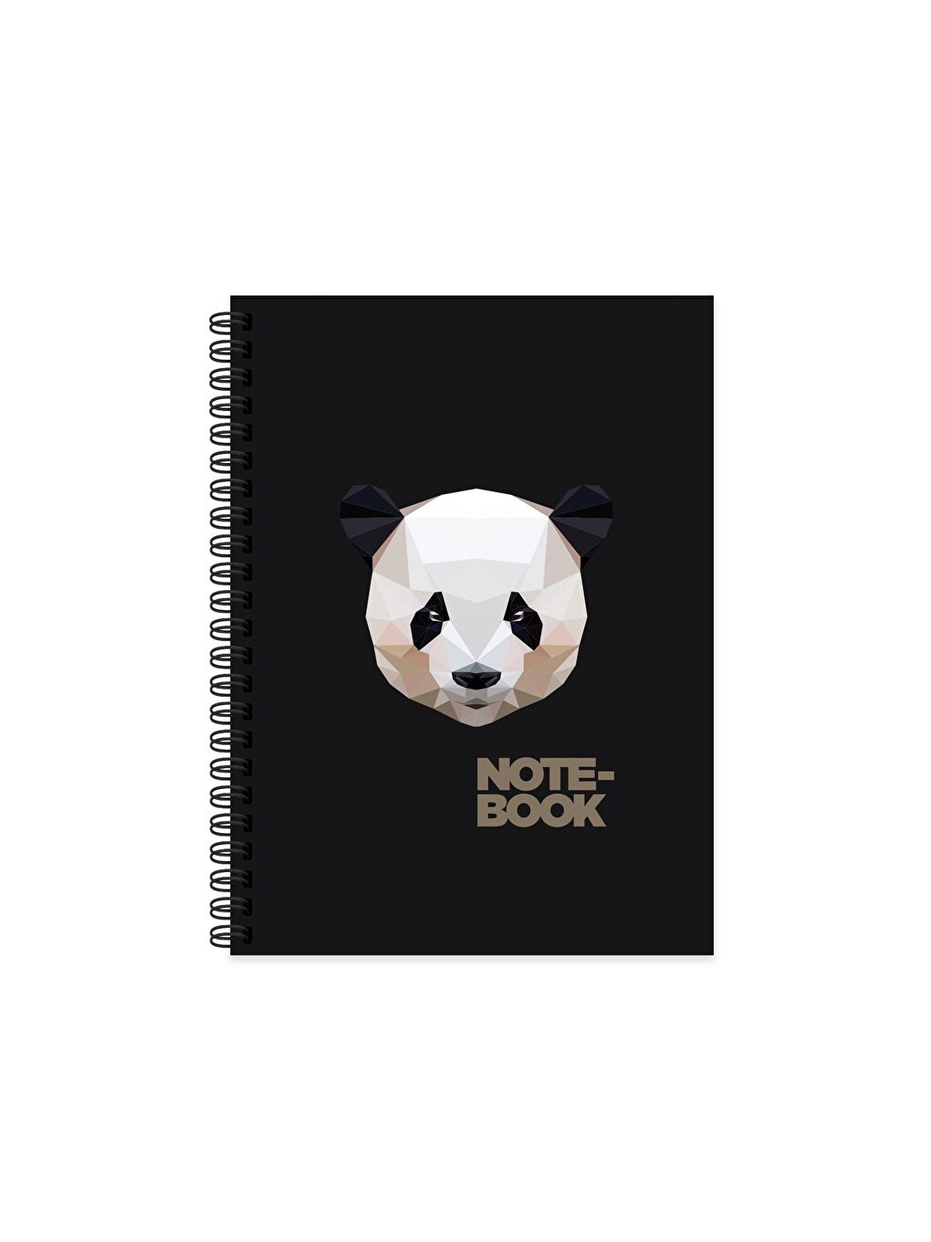 Keskin Color Siyah 16.5x22.5 Kareli Defter Jungle - Panda