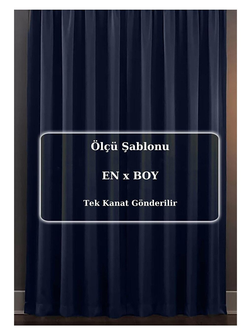 ÖZENEV Lacivert Blackout Işık Geçirmez Fon Perde Lacivert Pilesiz Ekstraforlu Karartma Güneşlik 250x200 - 4