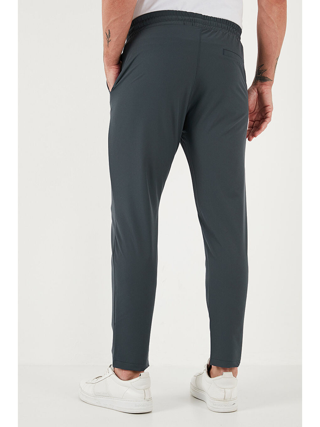 Yeşil Streç Regular Fit Normal Bel Düz Paça Jogger Pantolon CF25617801-6