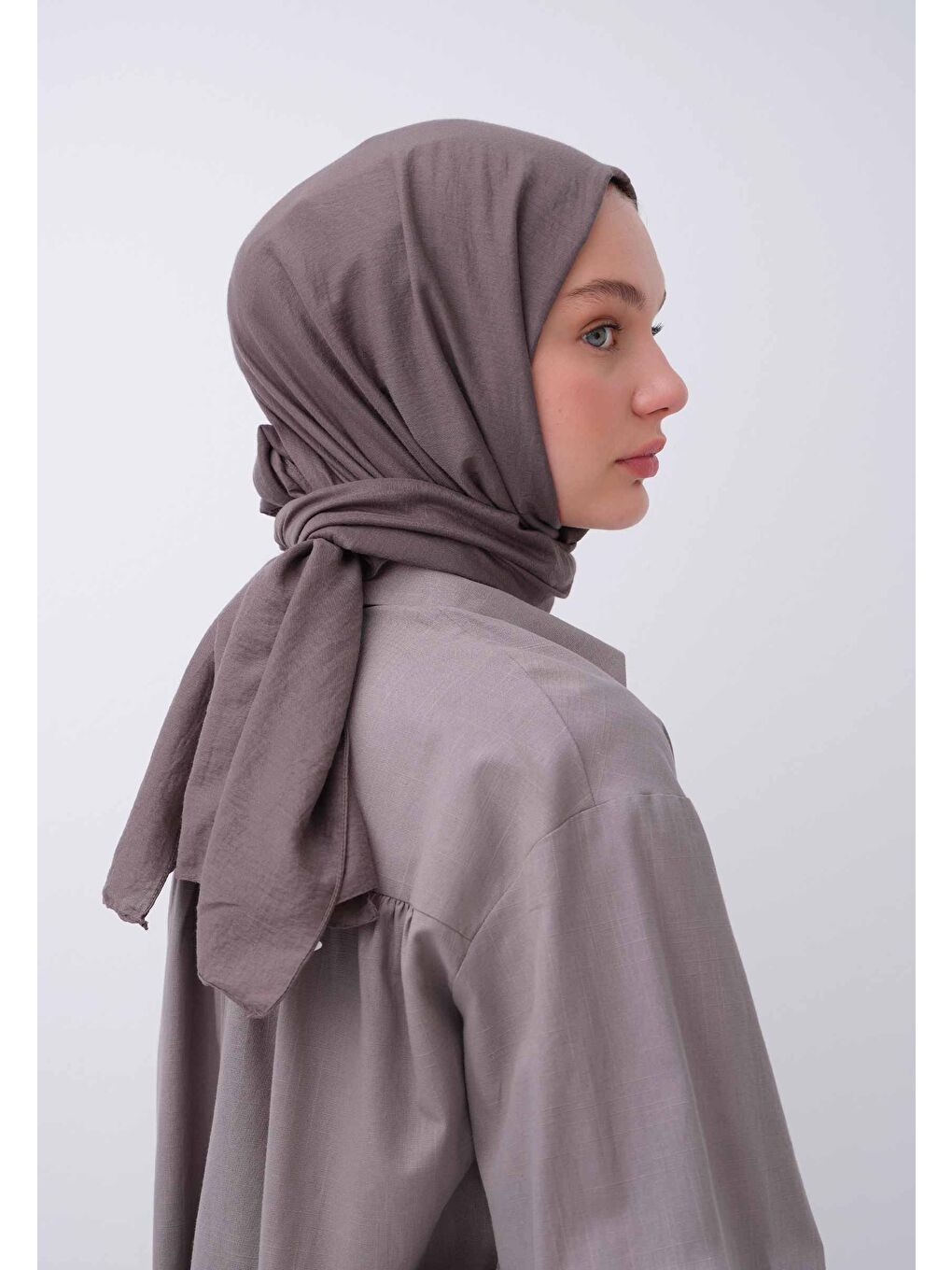 Pamuk Crash Şal Antrasit-3