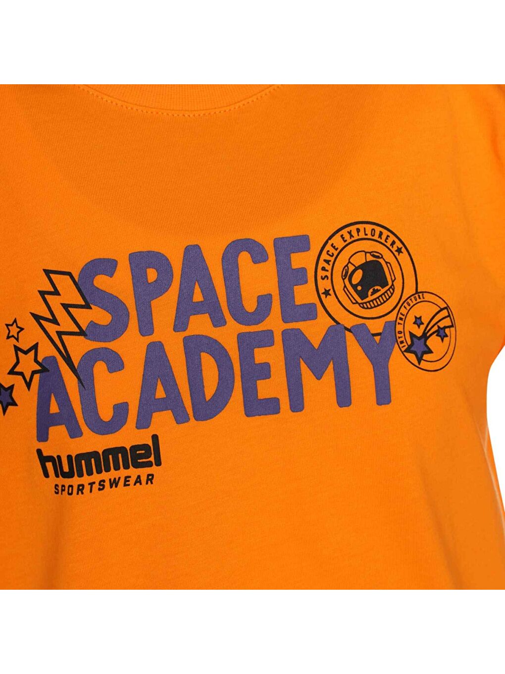 Kesia Erkek Çocuk Turuncu Yuvarlak Yaka Tişört-3