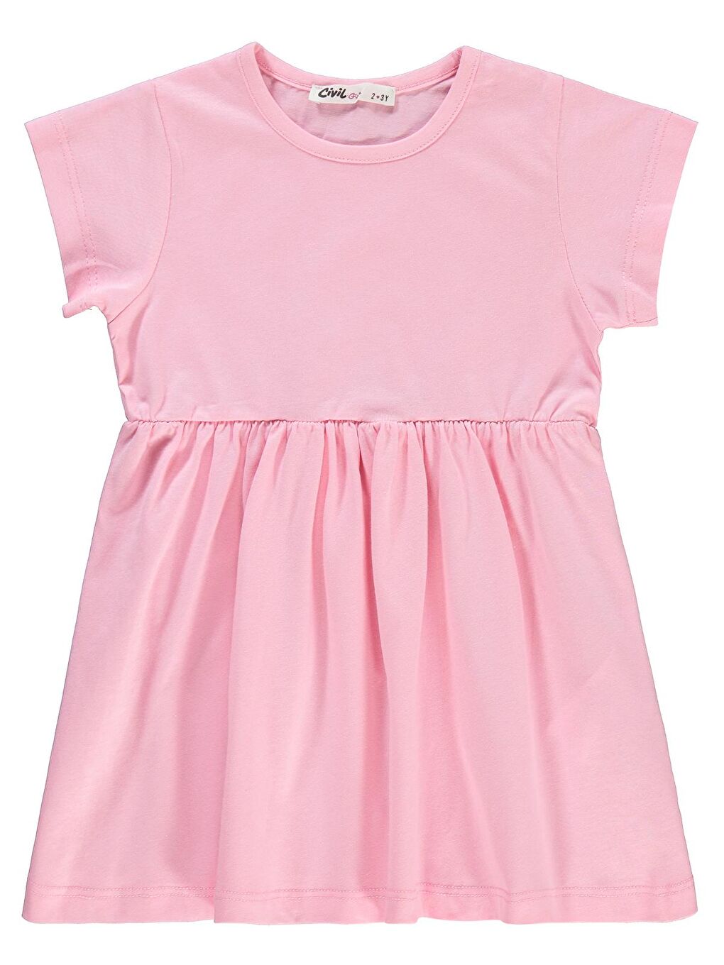 Girls Kız Çocuk Elbise 2-5 Yaş Şeker Pembesi