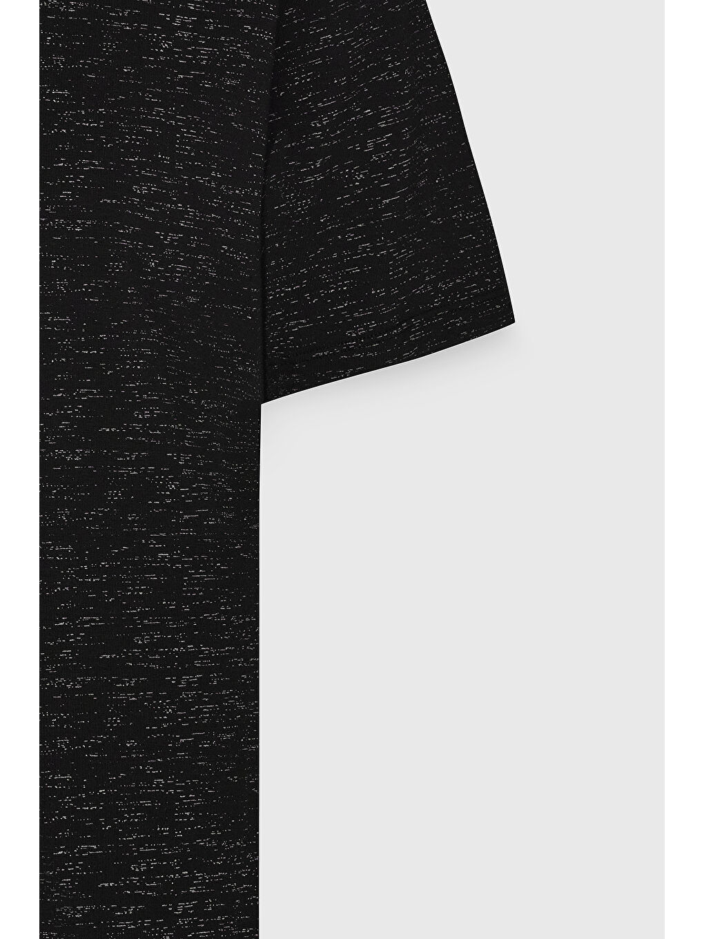 Erkek Siyah Slim Fit Dar Kesim Bisiklet Yaka Pamuklu Kısa Kollu Tişört-7