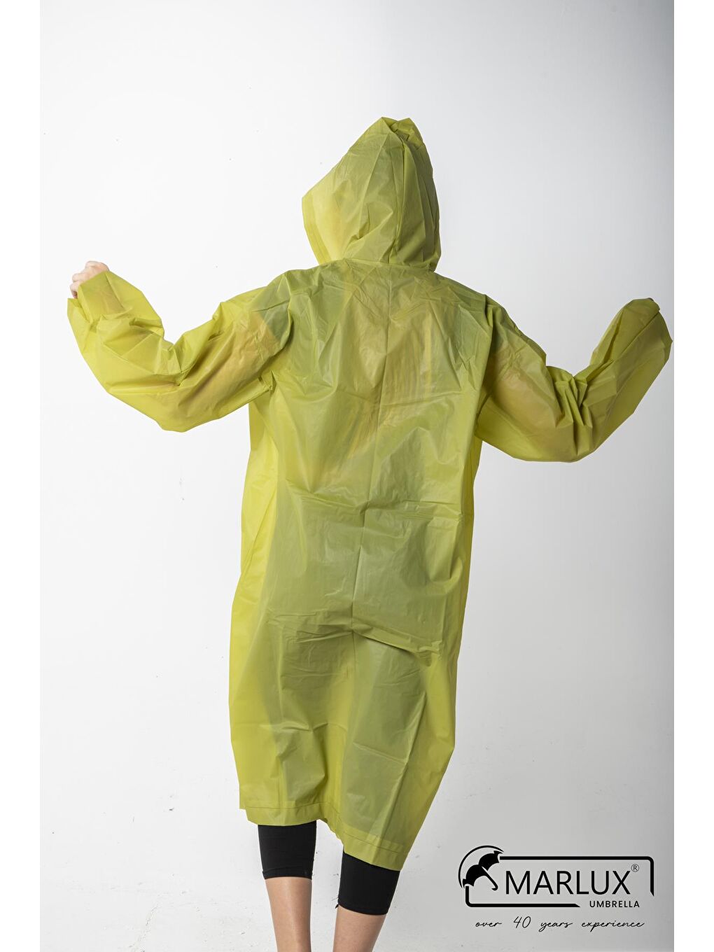 Kadın Erkek Yağmurluk Kapüşonlu Çıtçıtlı Eva Haki Yağmurluk M21MRC881R06-6