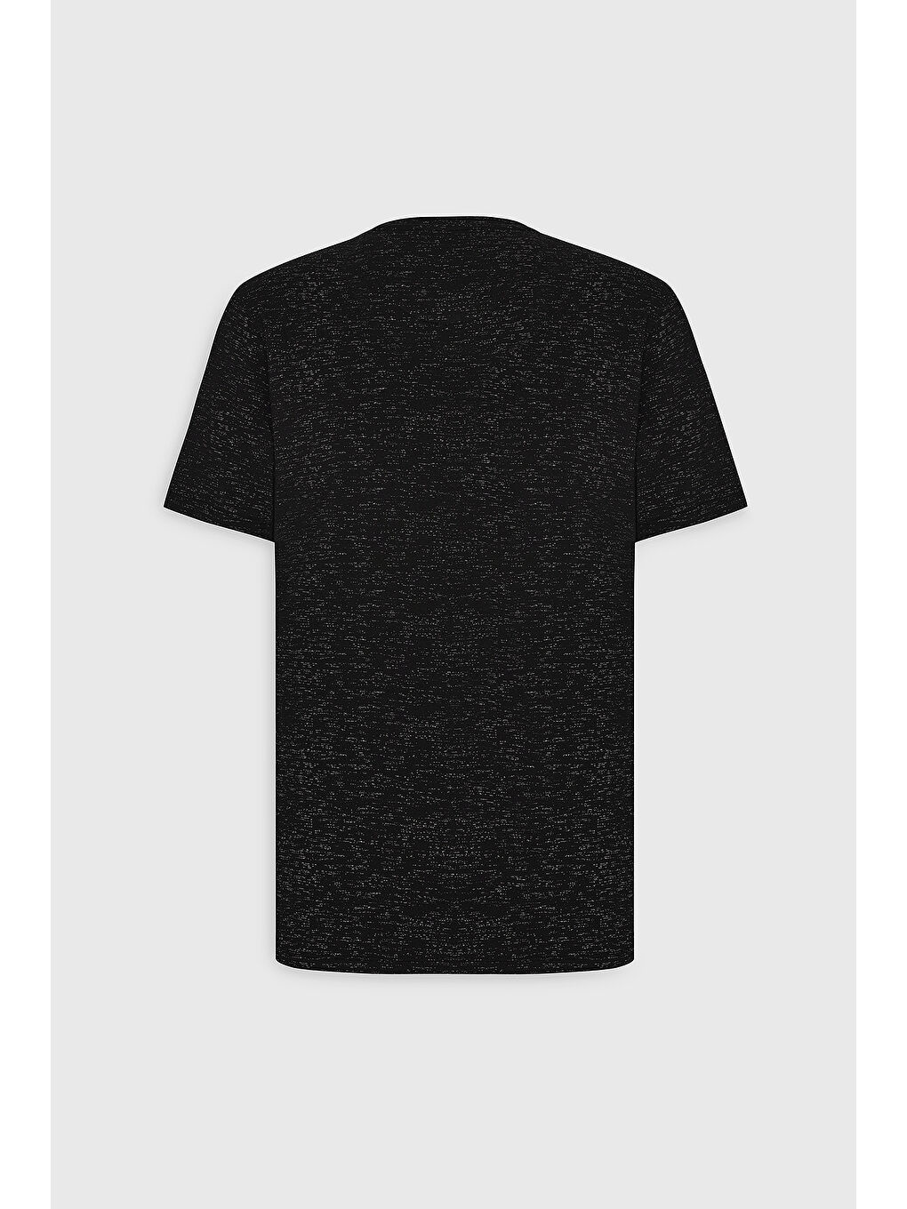 Erkek Siyah Slim Fit Dar Kesim Bisiklet Yaka Pamuklu Kısa Kollu Tişört-8