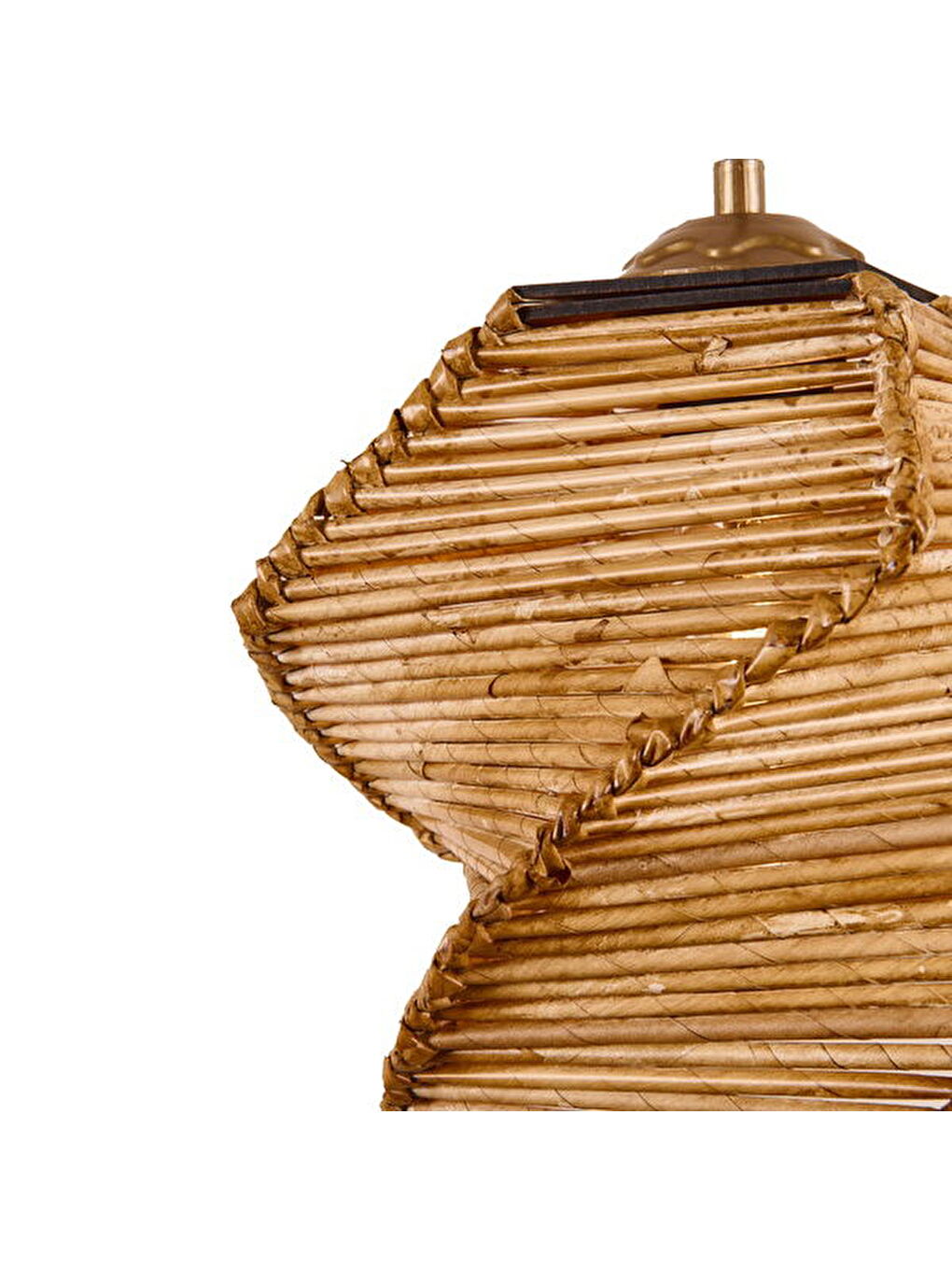 Kahverengi Avari Tekli Sarkıt - Eskitme - 16x16x20 cm-2