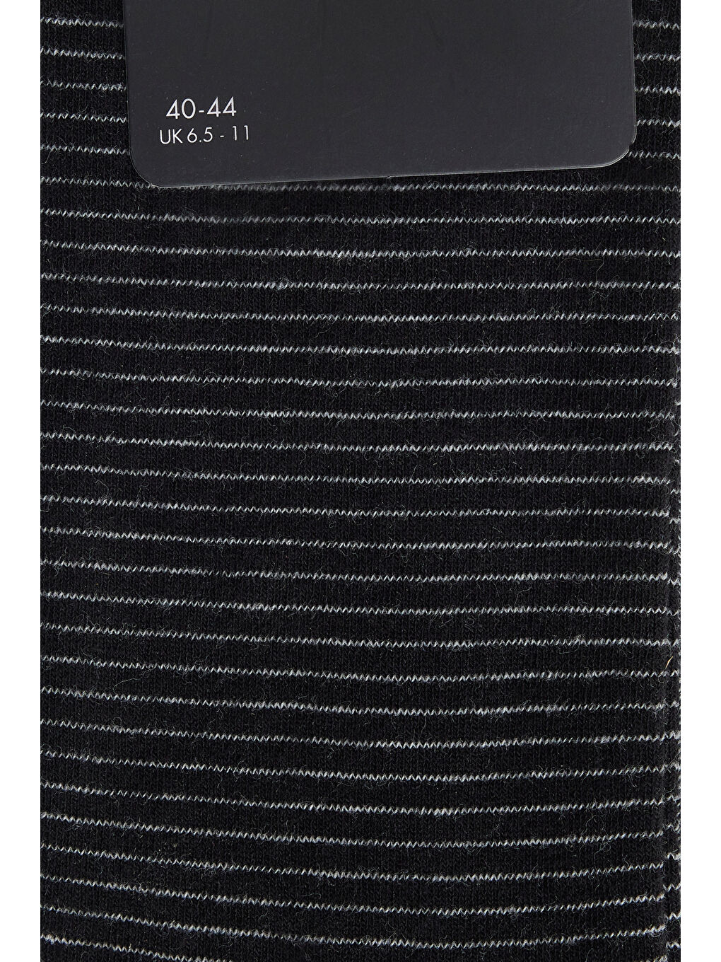 Erkek Siyah-Gri Desenli Tekli Soket Çorap-1