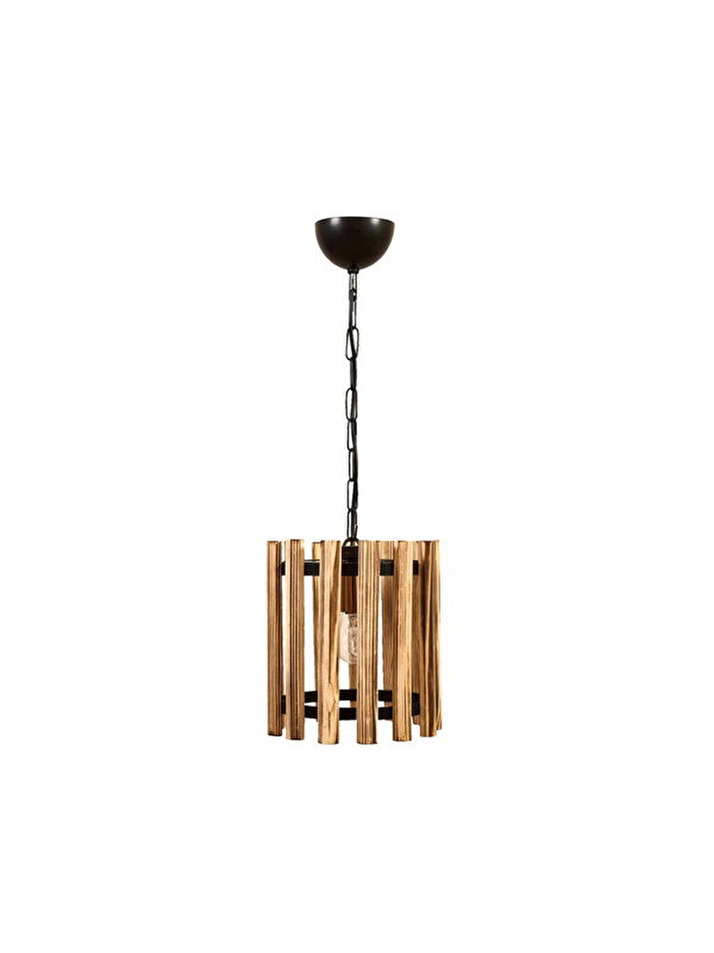 Ahlat Tekli Sarkıt - Kahverengi / Siyah - 22 cm-1