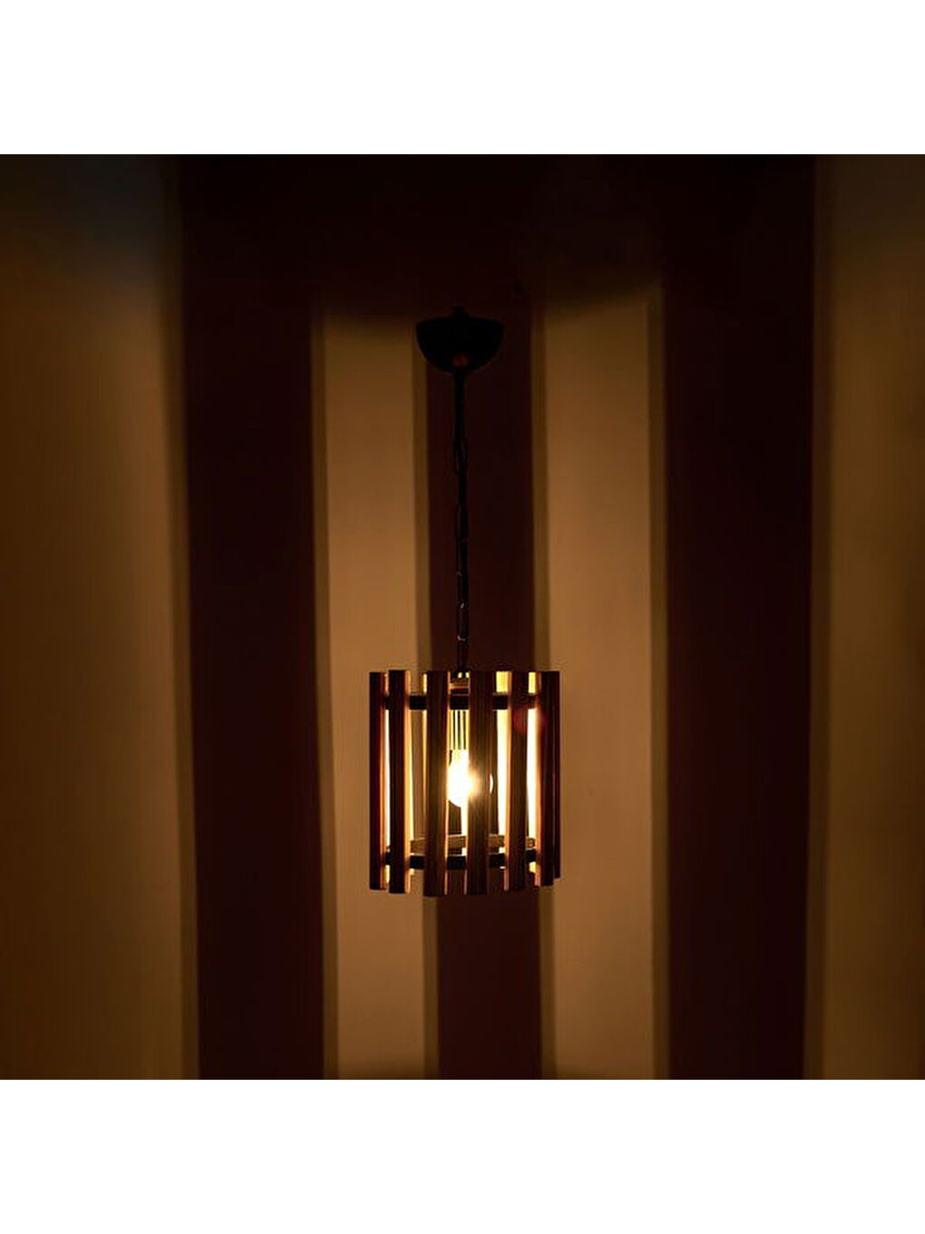 Ahlat Tekli Sarkıt - Kahverengi / Siyah - 22 cm-2