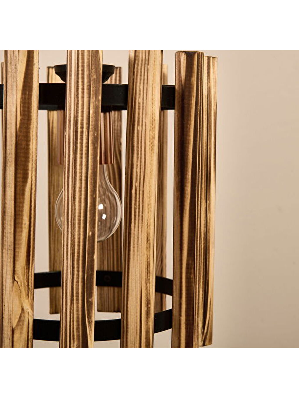 Ahlat Tekli Sarkıt - Kahverengi / Siyah - 22 cm-3