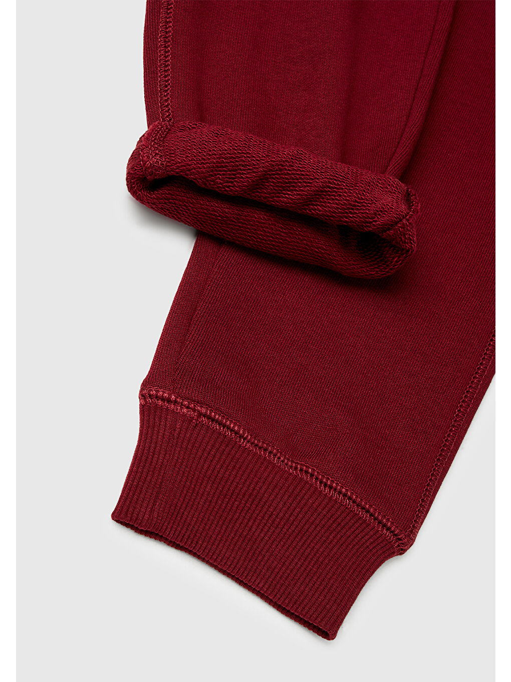 Erkek Çocuk Bordo Arka Cebi Logolu Eşofman Altı-2