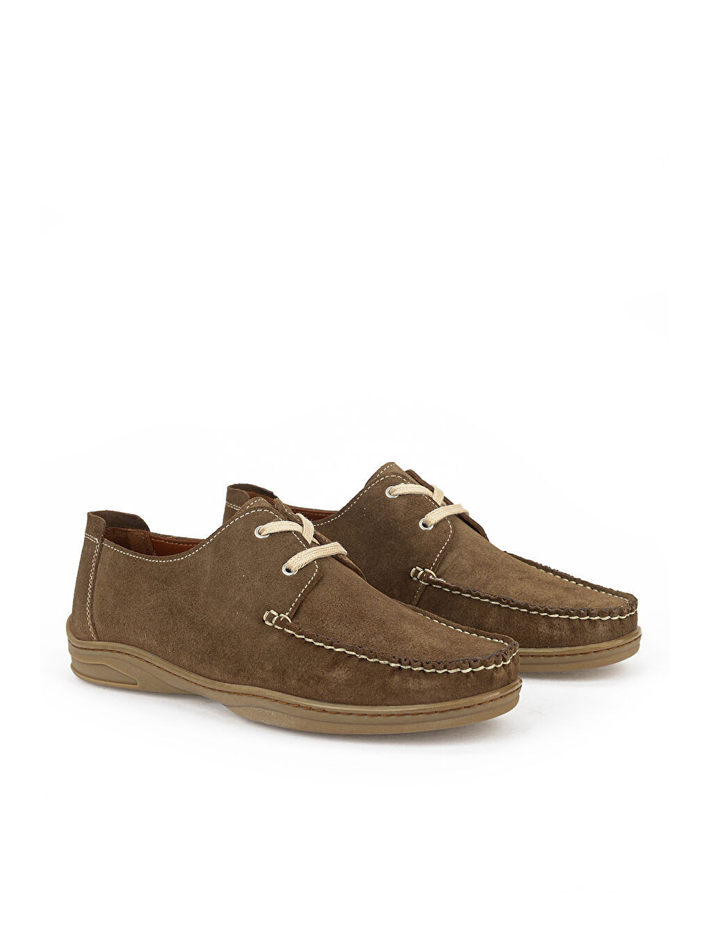 Bej Erkek Hakiki Deri Günlük Ayakkabı 1611064Z026 Kum-1