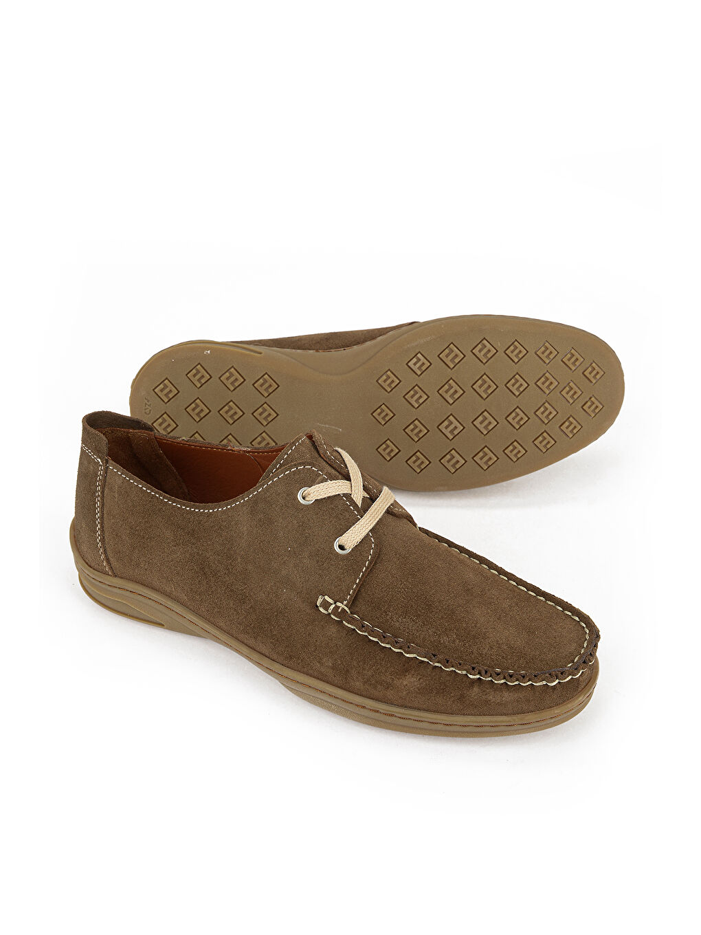 Bej Erkek Hakiki Deri Günlük Ayakkabı 1611064Z026 Kum-3