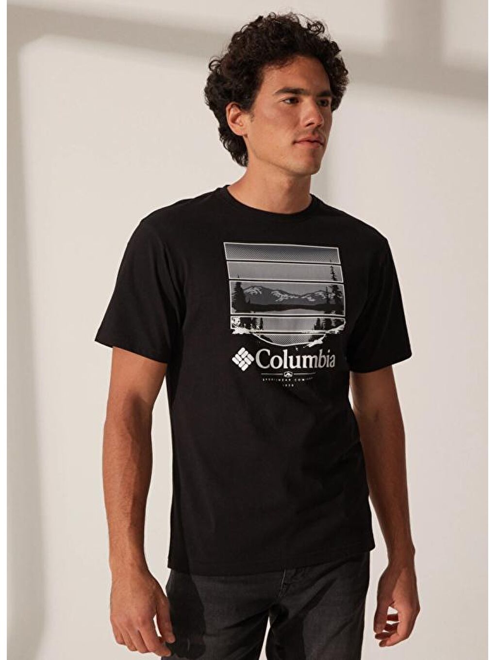 Siyah Csc M Colorful Vista Ss Tee Erkek Kısa Kollu Tişört CS0304-010