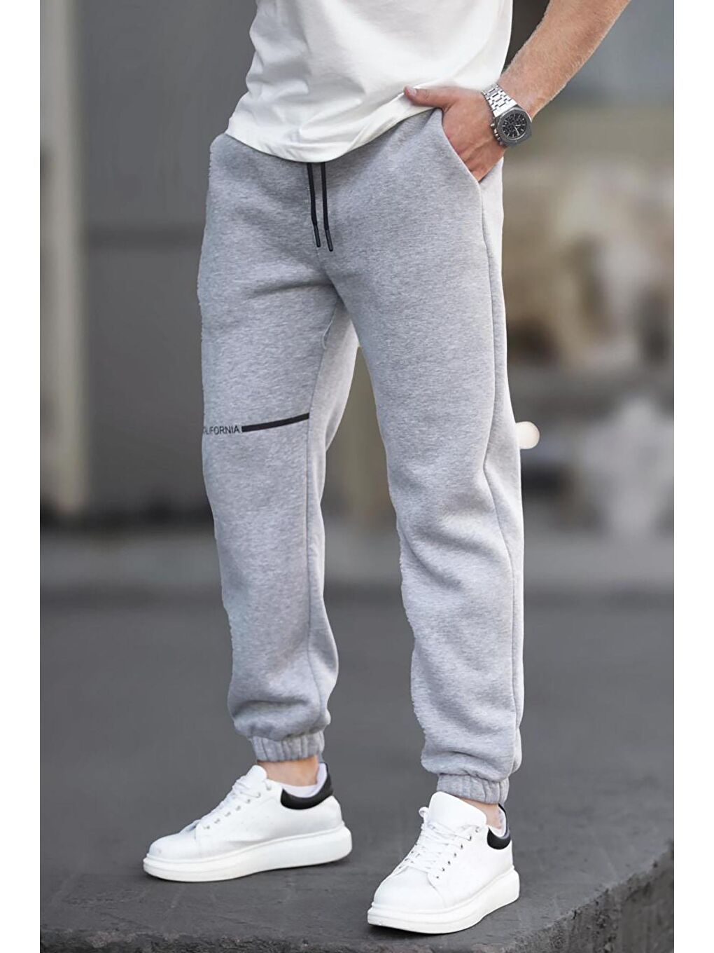 Grimelanj Cep Detaylı Erkek Basic Eşofman Altı 6523-1