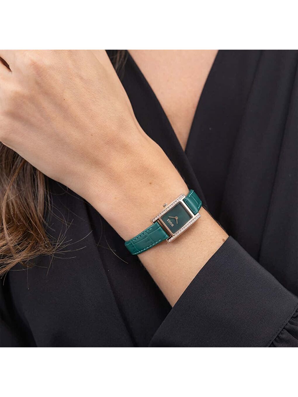 Yeşil HB1502814 Kadın Kol Saati-3