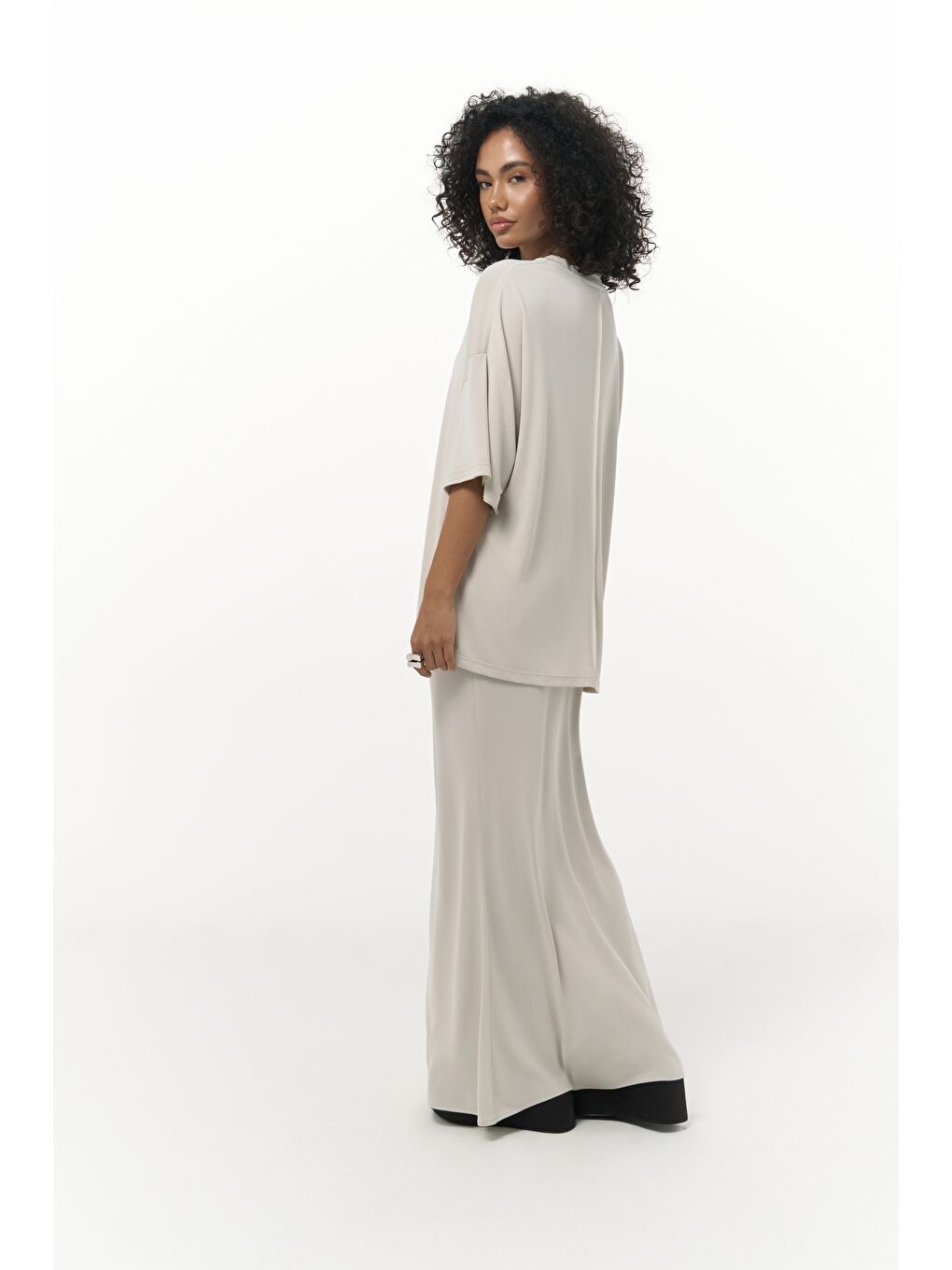 Grazia Bej T-Shirt Etek Takım-4