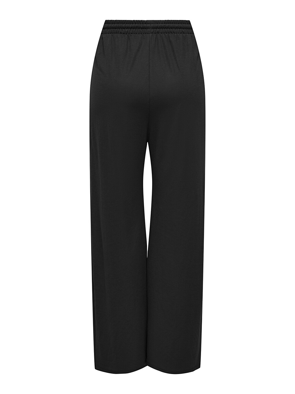 Siyah Onljany Regular Fit Yüksek Bel Geniş Paça Pantolon 15294429-5