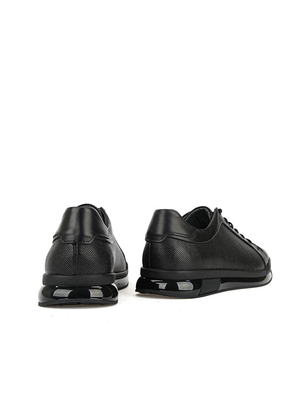 Erkek Hakiki Deri Sneaker 1611053Z17661 Siyah-2