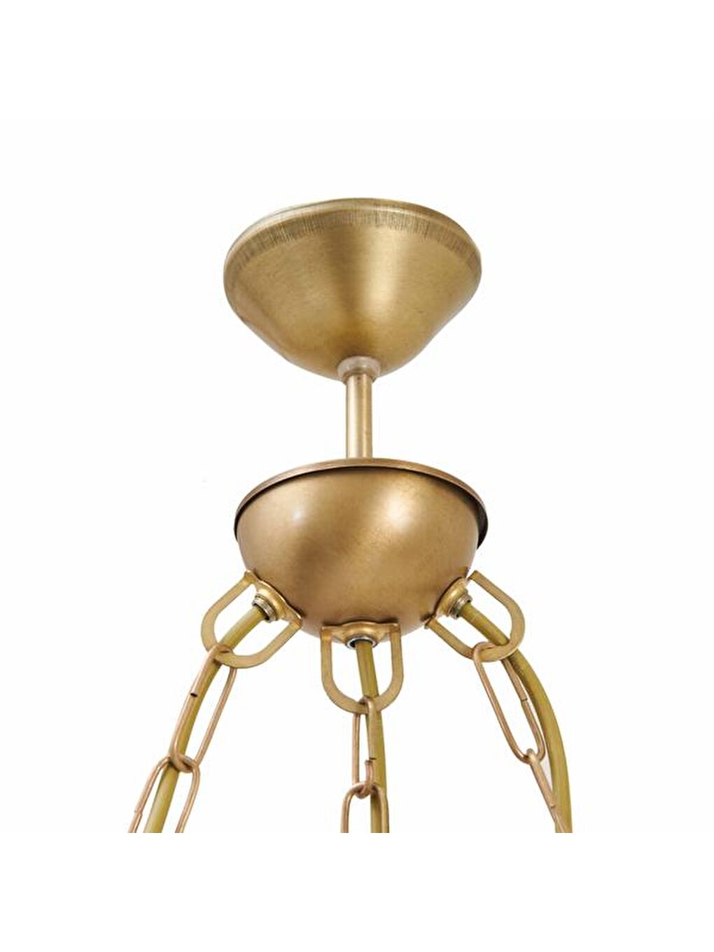 Kahverengi Bambu 3'lü Avize-4