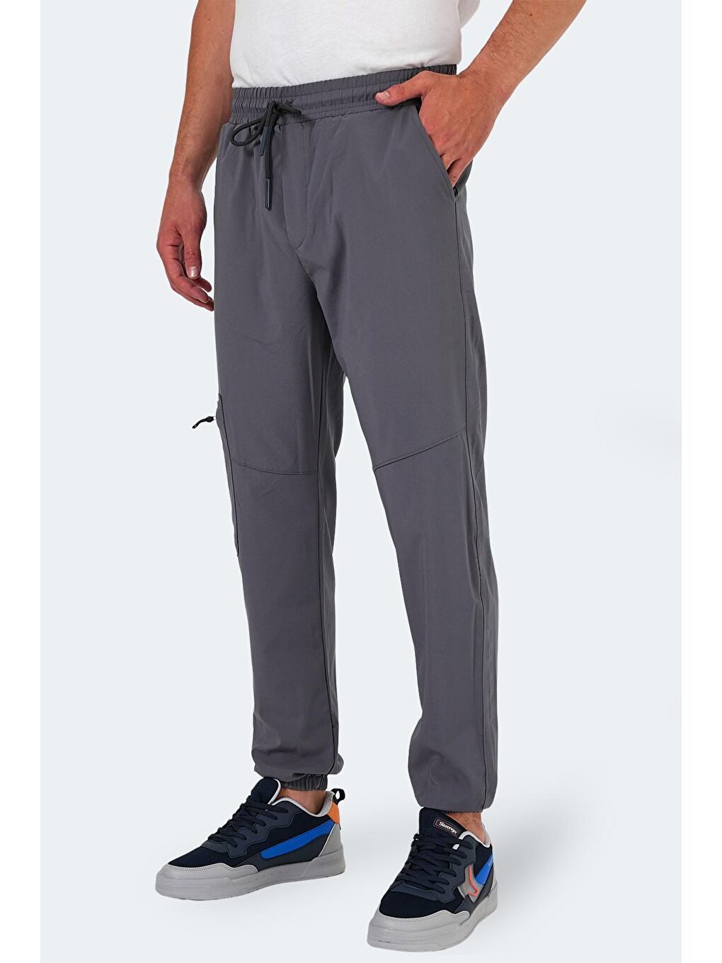 SLAZENGER NATOXI I Erkek Eşofman Altı Koyu Gri