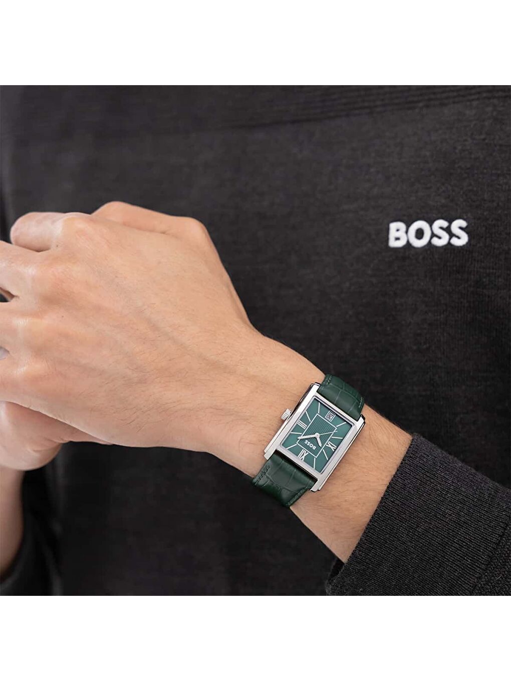 Yeşil HB1514278 Erkek Kol Saati-3