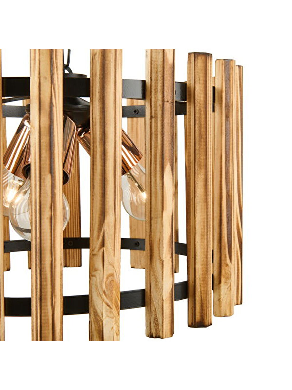 Ahlat 3'lü Sarkıt - Kahverengi / Siyah - 38 cm-2