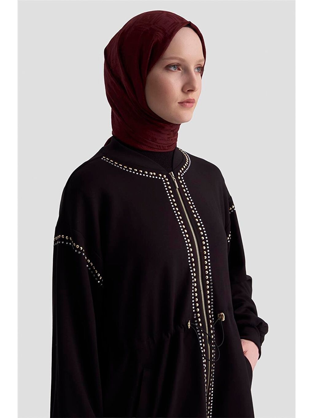 Trok Detaylı Kap 25Kd4038 Siyah-3