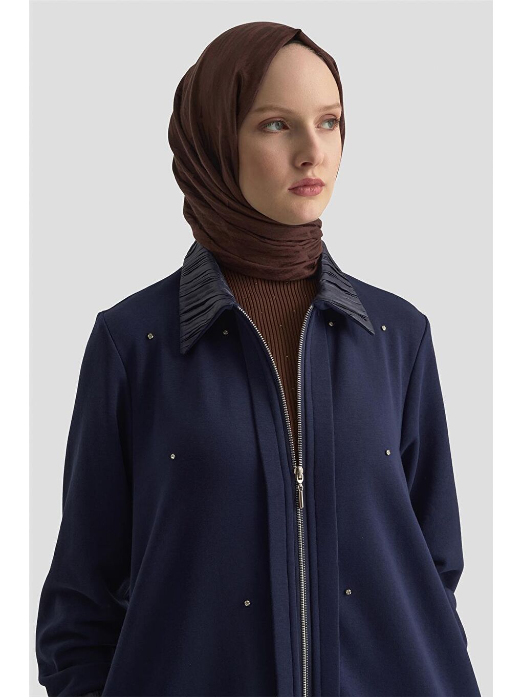 Taşlı Örme Kap 25Kd4030 İndigo-3