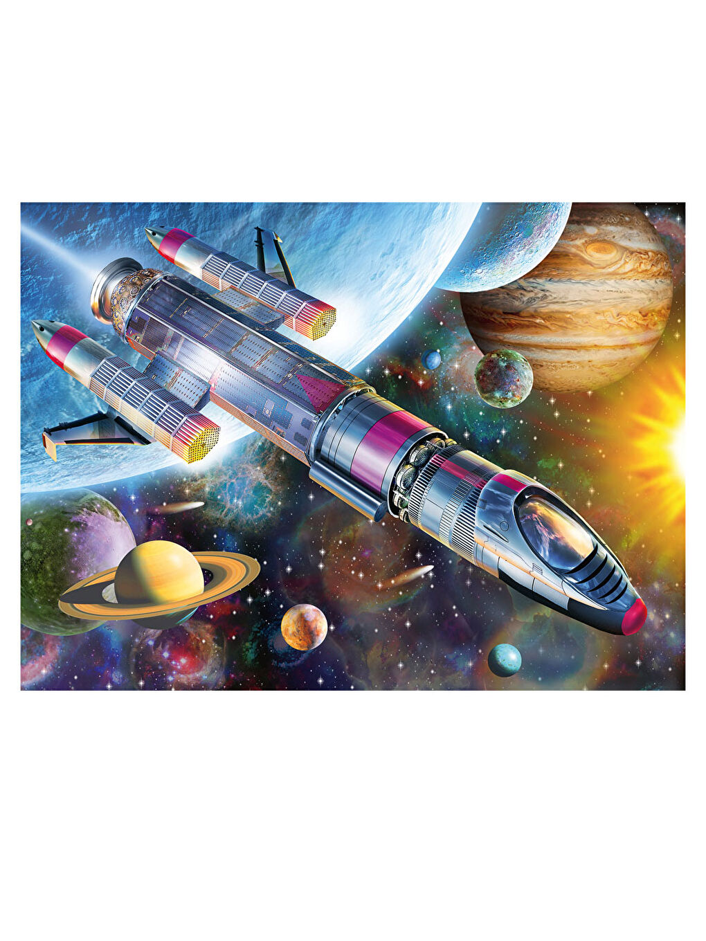 100 Parça Puzzle Uzay Görevi RPK129393-1