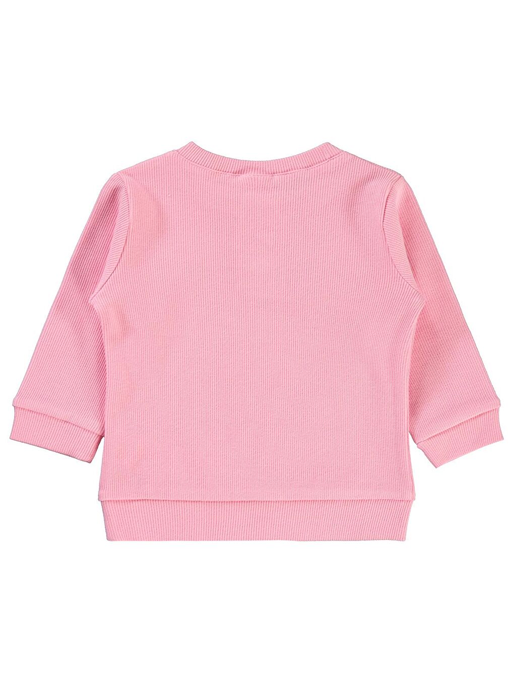 Baby Kız Bebek Sweatshirt 6-18 Ay Pembe-1