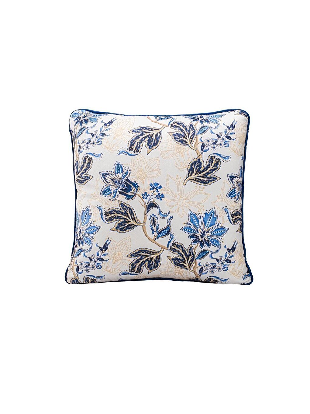 Lüks Kadife 43x43 Cm Kırlent Kılıfı Dekoratif Yumuşak Salon Koltuk Avangart Biyeli Beyaz-2