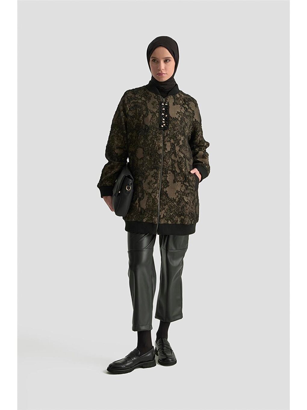 Jakar Kumaşlı  Kap 25Kd2101 Kahverengi-1