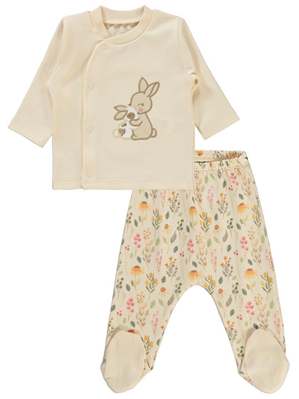 Kahverengi Baby Kız Bebek Zıbın Setleri