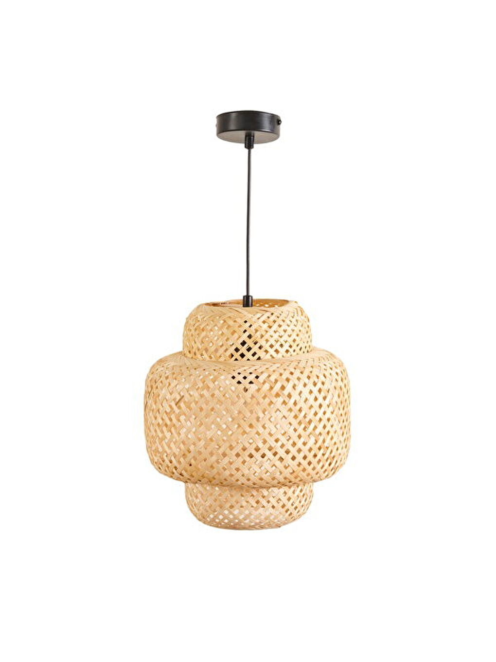 Bej Kona Bambu Sarkıt - Natürel - 30 cm-2