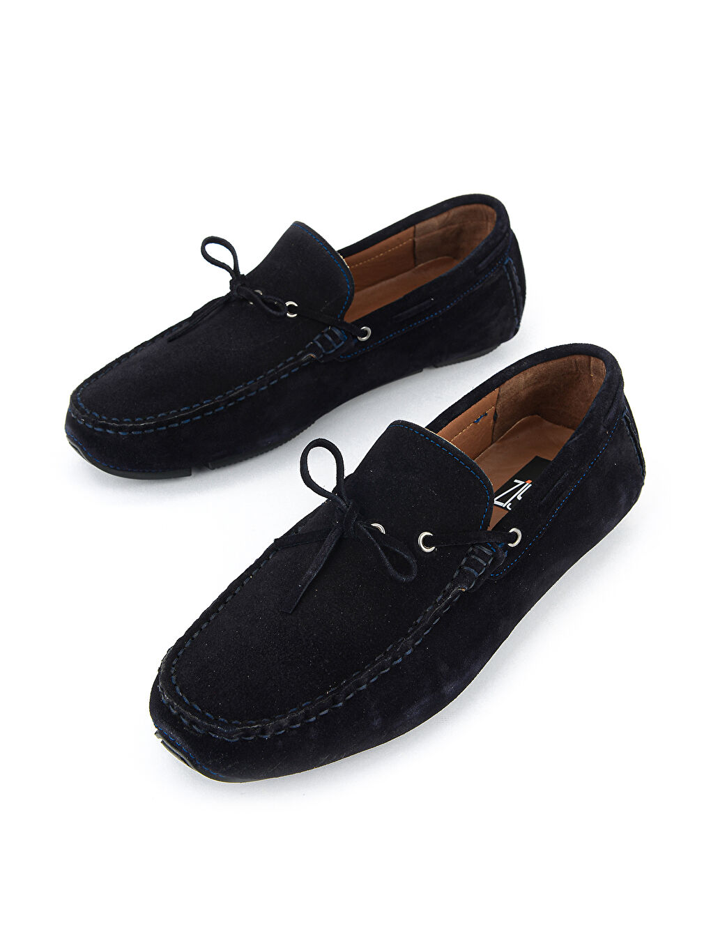 Erkek Hakiki Deri Günlük Ayakkabı 1611065ZE07912 Lacivert-4