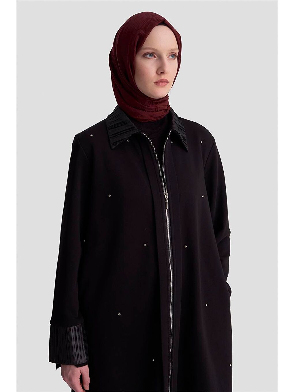 Taşlı Örme Kap 25Kd4030 Siyah-3