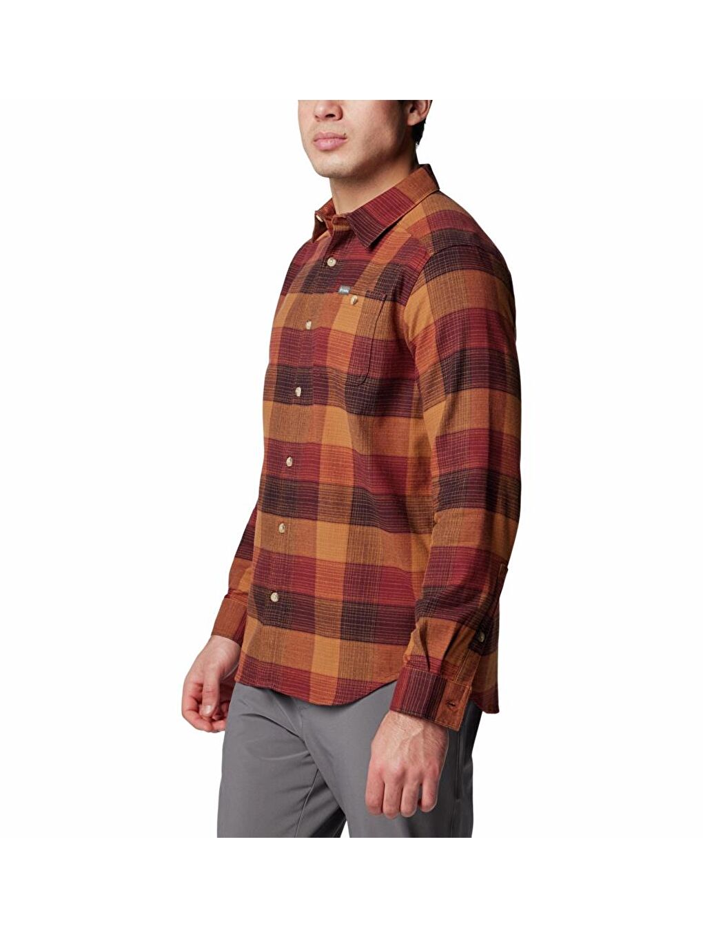 Columbia Kırmızı Cornell Woods Flannel Erkek Uzun Kollu Gömlek AM1523 - 3