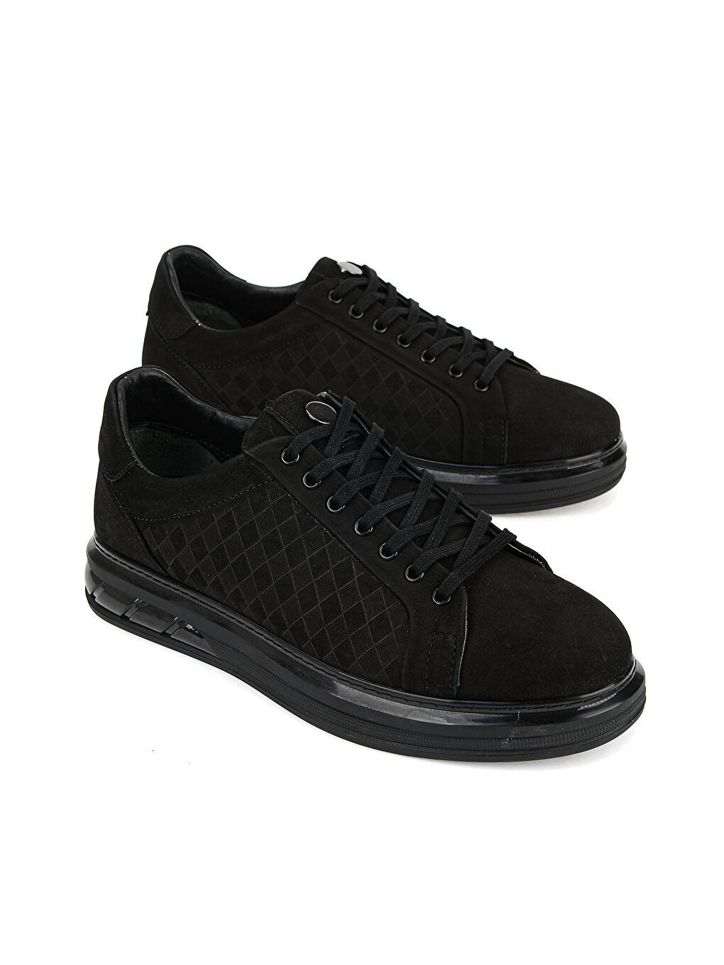 Erkek Hakiki Deri Sneaker 1611057Z10112 Siyah-1